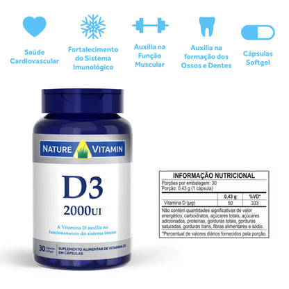 Kit Saúde Completa: Ômega 3, Vitamina D3, Complexo B, Biotina